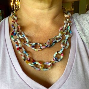 J. Crew Acrylic Necklace